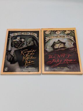 Time Warp Trio Book Lot Jon Scieszka Knights of the Kitchen Table Paperbacks